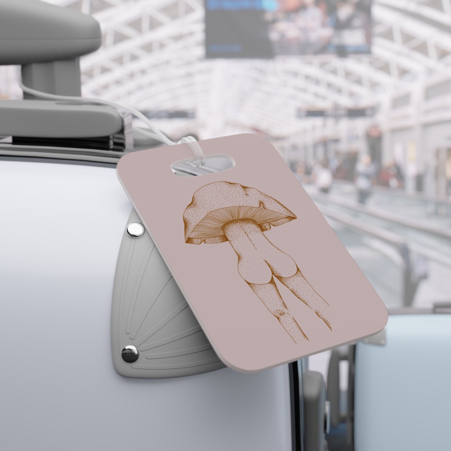 The Spore Booty Luggage Tag Mauve