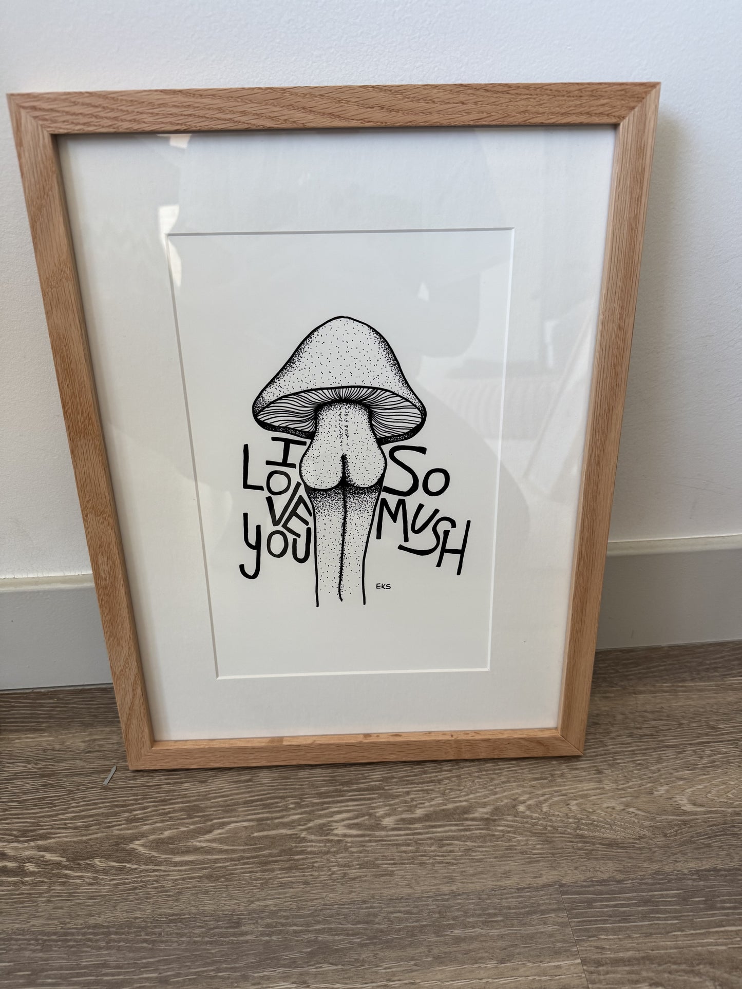 I Love You So Mush - Premium Frame with Mat