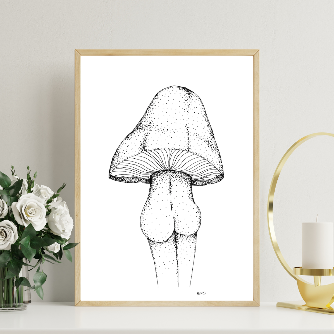 Spore Booty Sophie - Premium Frame with Mat
