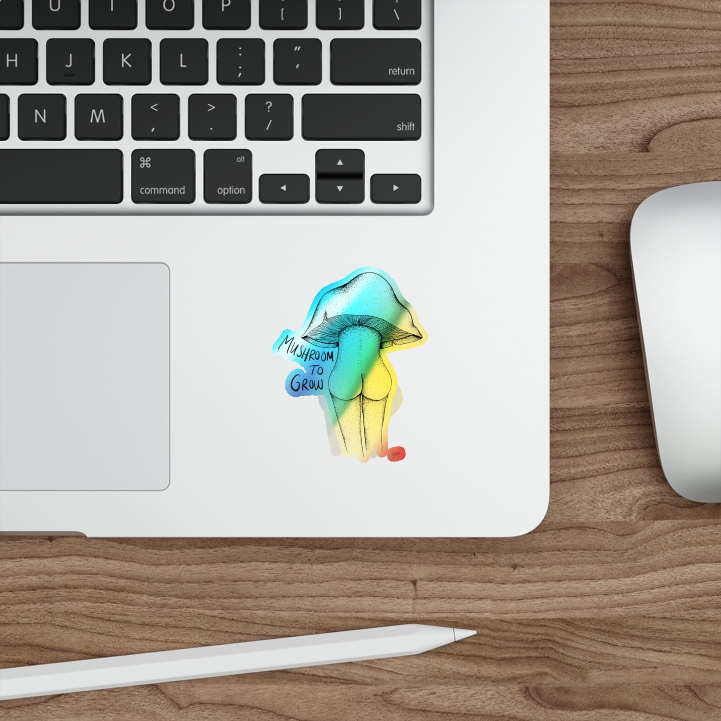 Spore Booty Holographic Die Cut Sticker