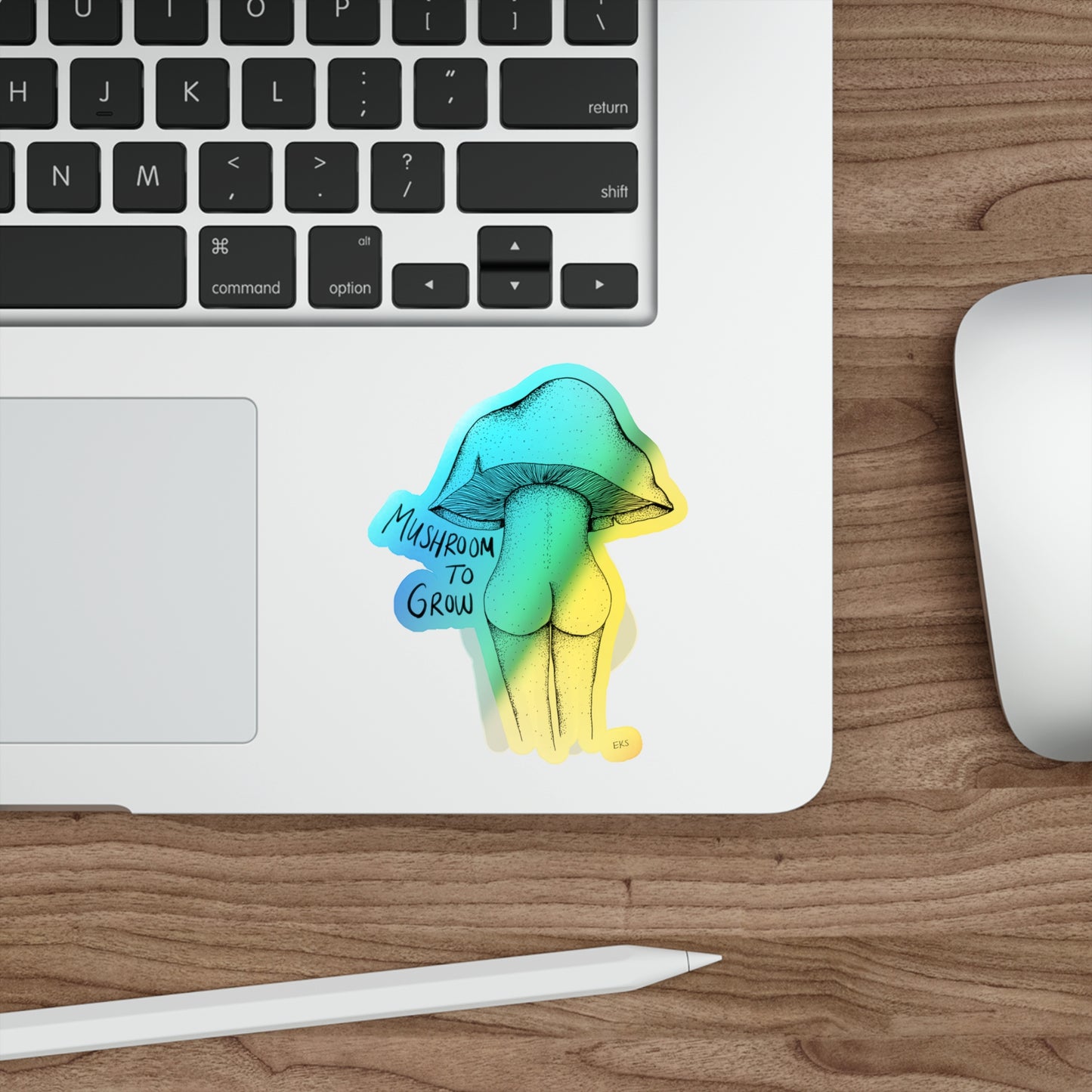 Spore Booty Holographic Die Cut Sticker