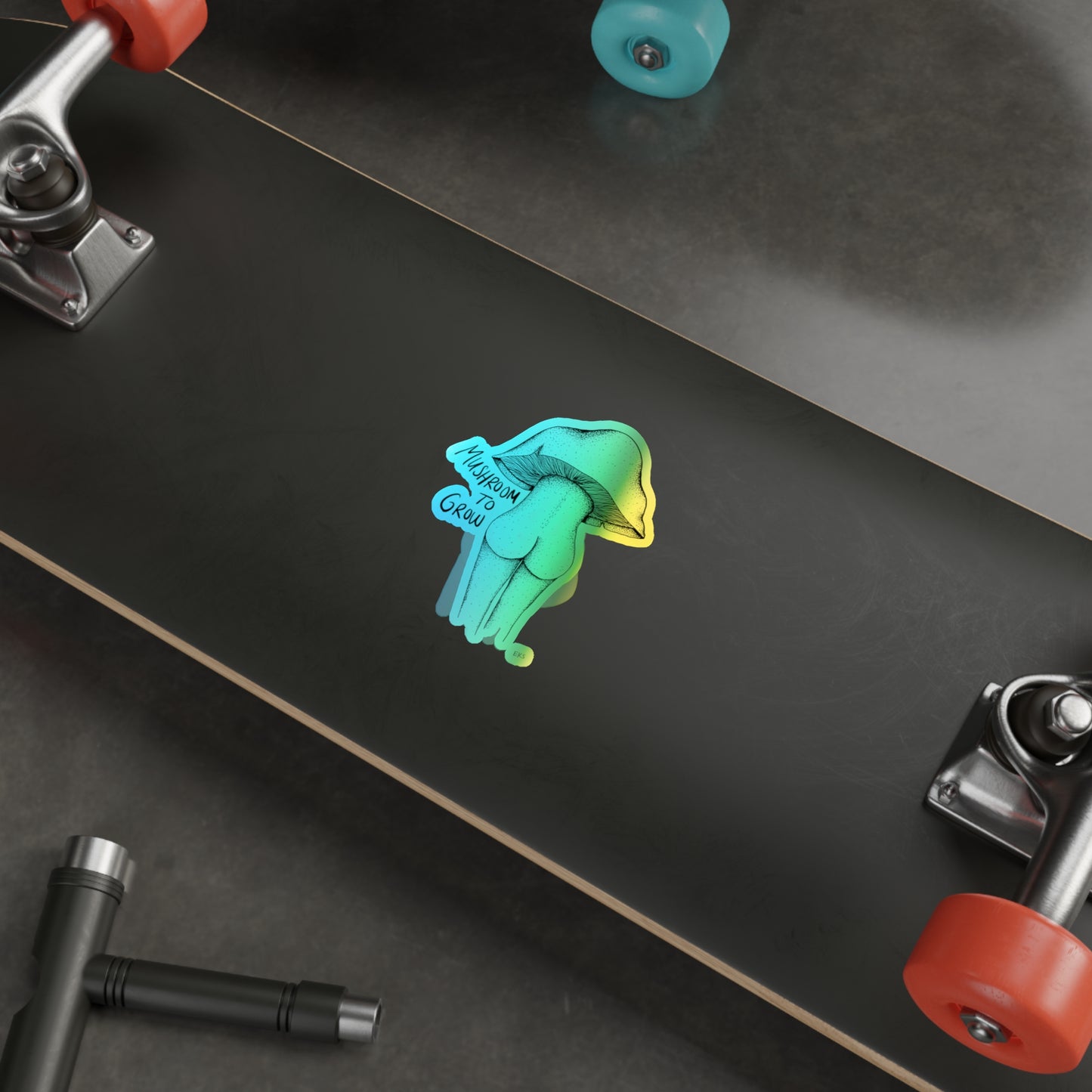 Spore Booty Holographic Die Cut Sticker