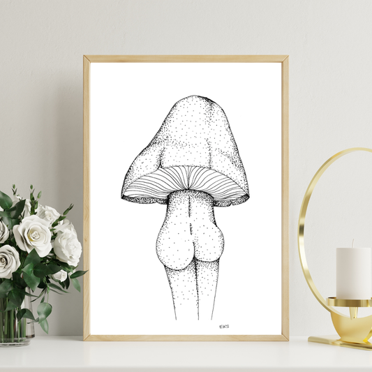 Spore Booty Sophie - Premium Frame with Mat